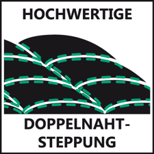Nova Via Doppelnaht Steppung
