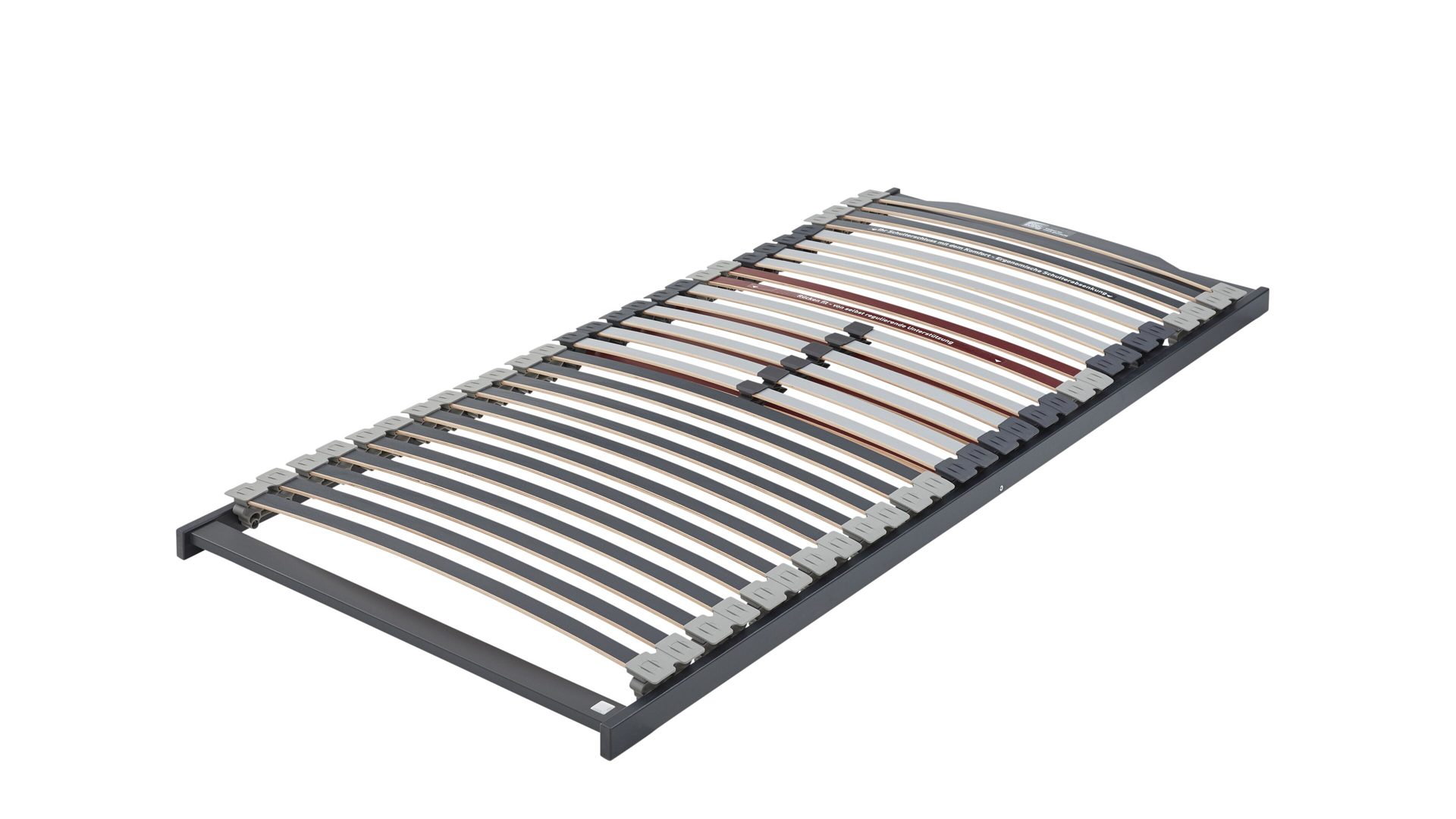 Lattenrost Interliving aus Holz in Grau Interliving Lattenrost Serie 1944 starr – Liegefläche ca. 120 x 200 cm
