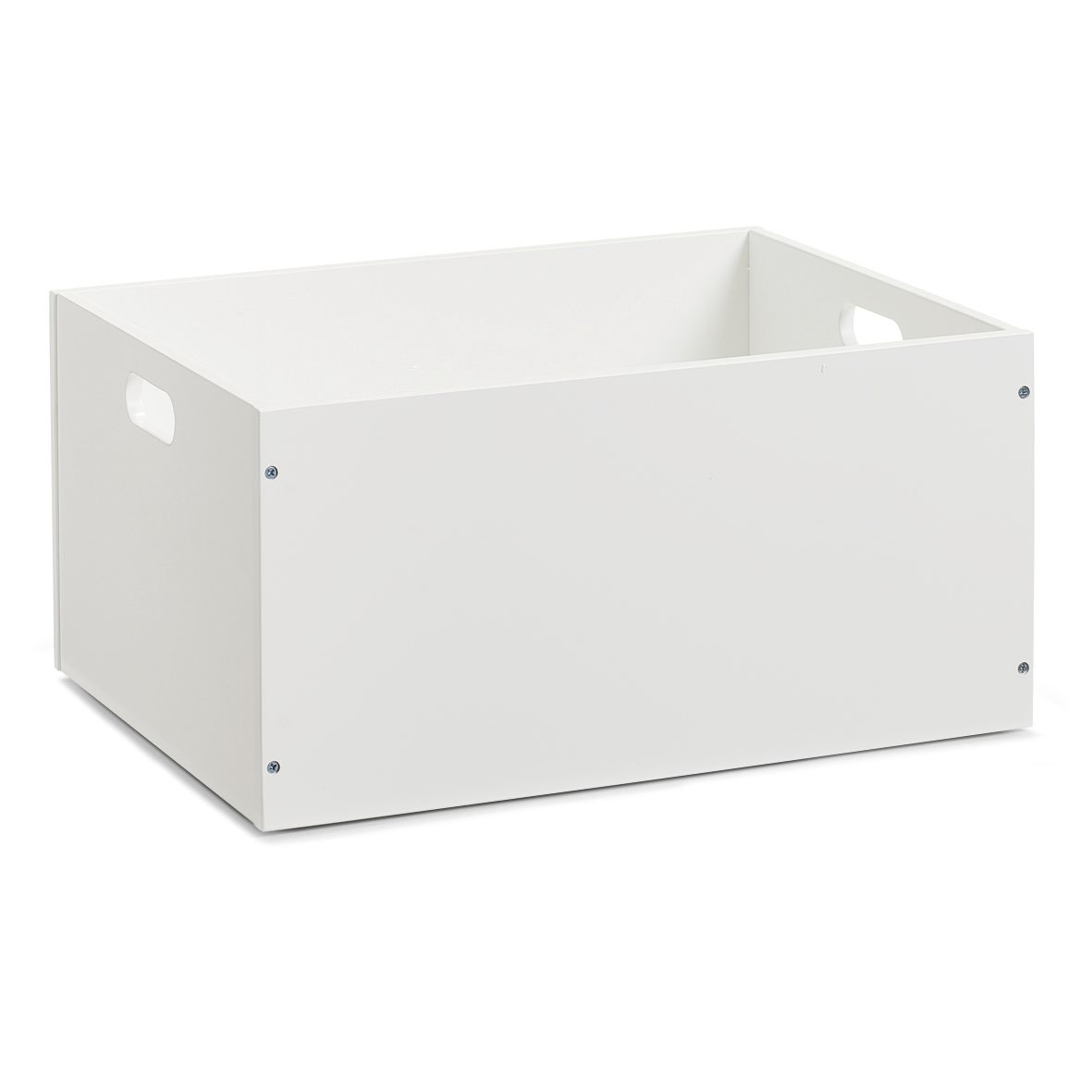 Ordnungsbox Zeller present aus Holz in Weiß Aufbewahrungskiste  weißes MDF - ca. 40 x 20 cm