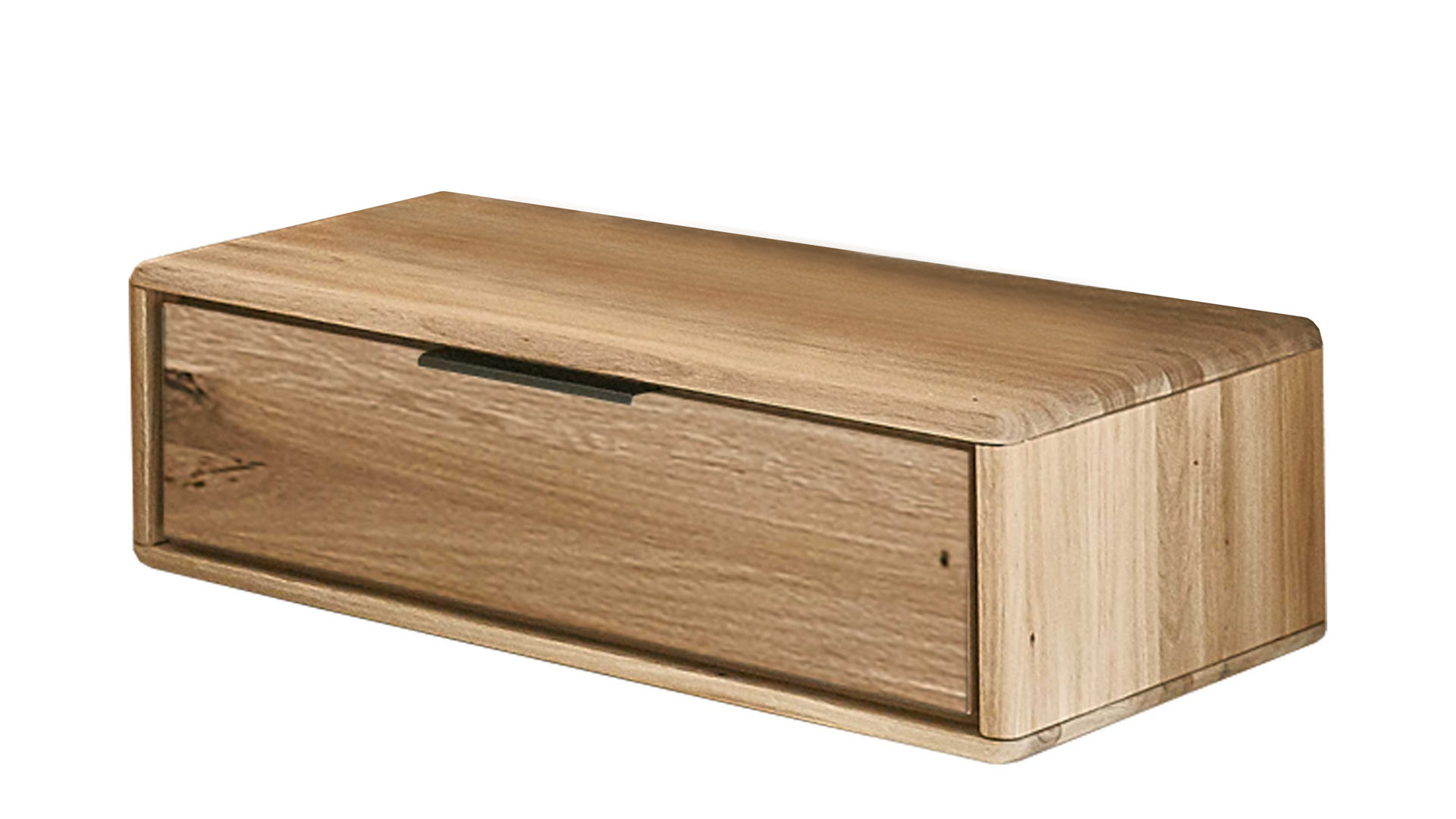 Nachtkommode Wöstmann schlafraumsysteme aus Holz in Holzfarben WÖSTMANN Schlafmöbelprogramm WSM 1600 – Nachtkonsole Wildeiche – eine Schublade, links