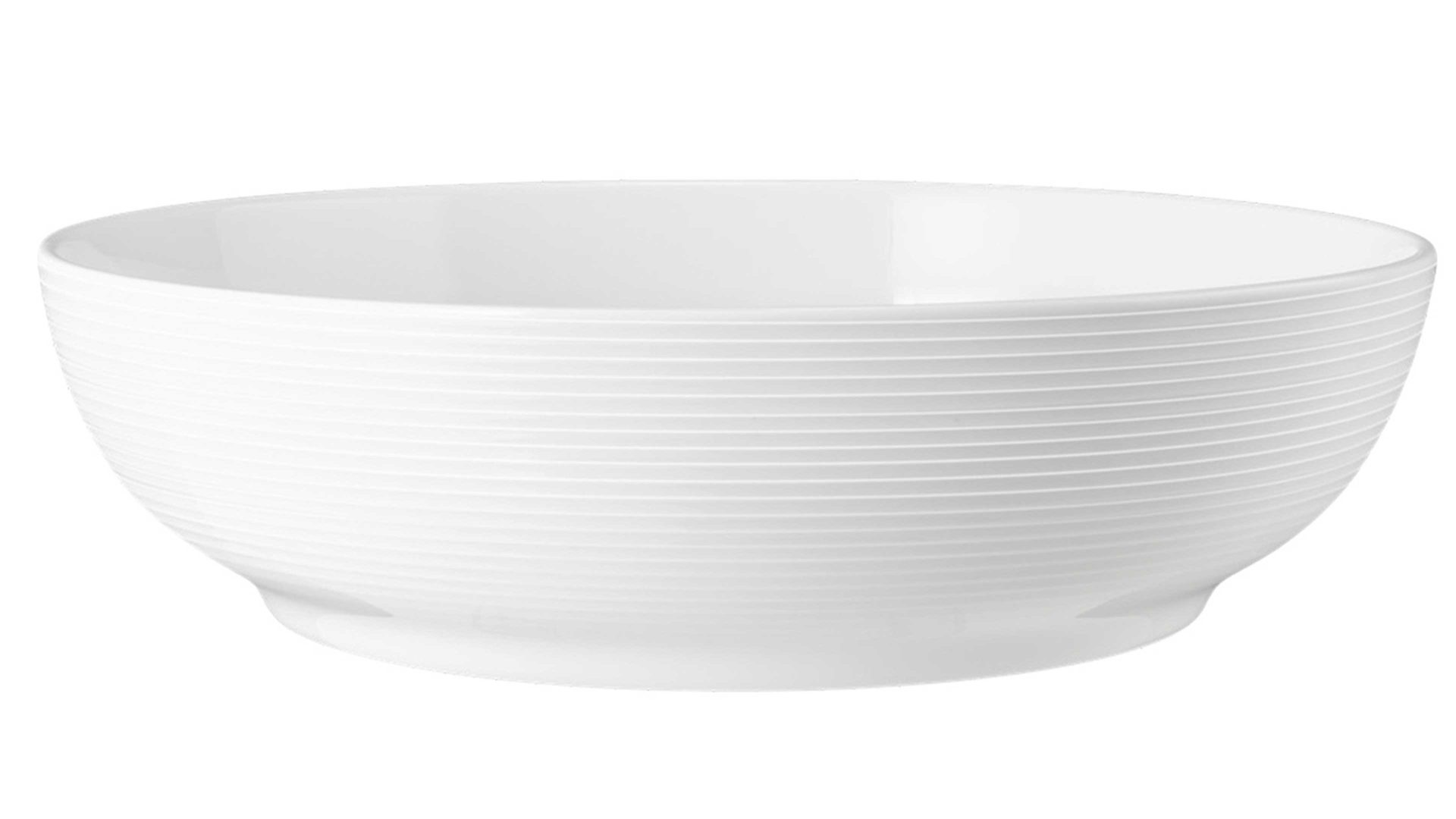 Schale Seltmann aus Porzellan in Weiß Seltmann Geschirrserie Beat 3 – Foodbowl weißes Porzellan – ca. 2350 ml
