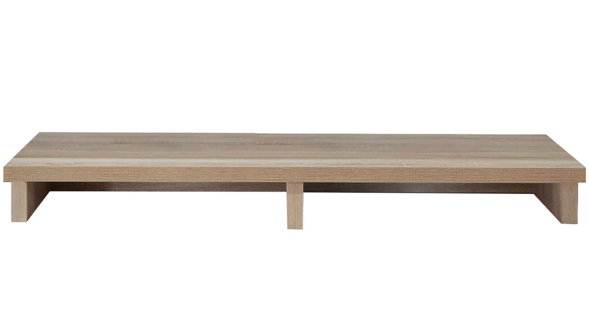TV-Aufsatz Ideal möbel aus Holz in Holzfarben TV-Aufsatz Manhattan Eiche sägerau – Länge ca. 105 cm