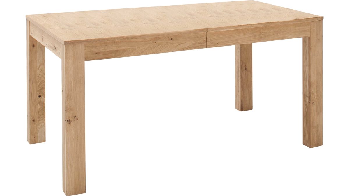 Auszugtisch Mca direkt aus Holz in Holzfarben Wohnprogramm Santori - Auszugtisch Asteiche & Eiche– ca. 160-260 x 90 cm