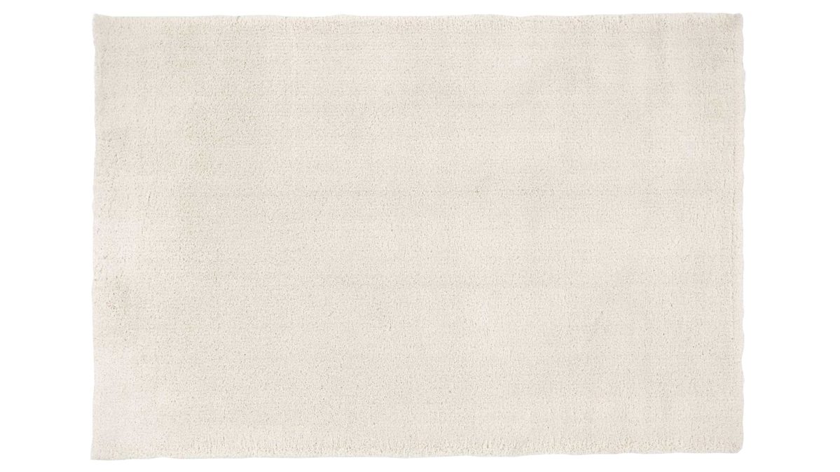 Shaggyteppich Oci aus Kunstfaser in Weiß Shaggyteppich Royal Shaggy für Ihre Wohnaccessoires cremefarbene Kunstfaser – ca. 65 x 130 cm