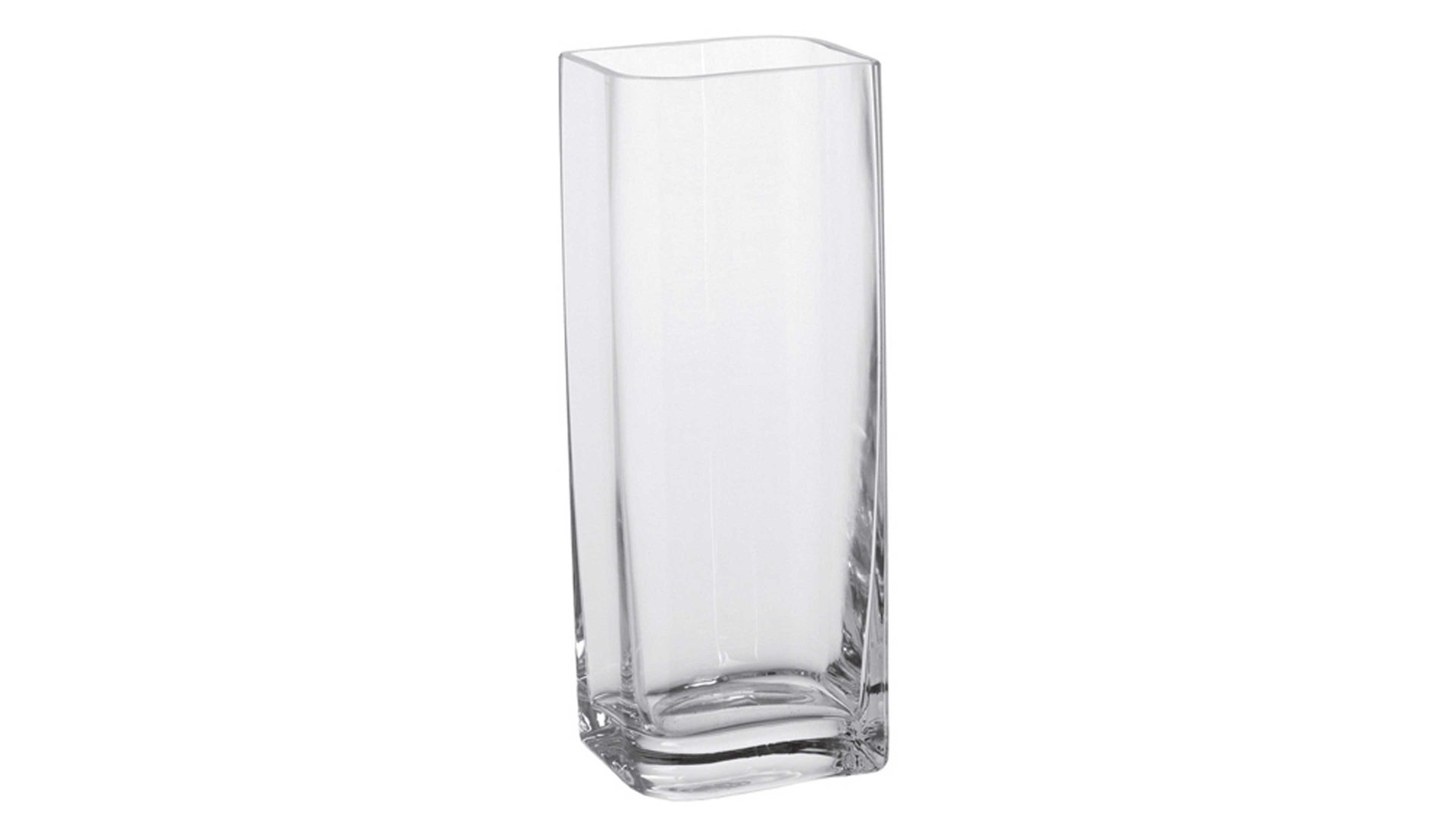 Vase Leonardo | glaskoch aus Glas in Transparent LEONARDO Vase Lucca Klarglas & Rauchschwarz - ca. 30 cm hoch