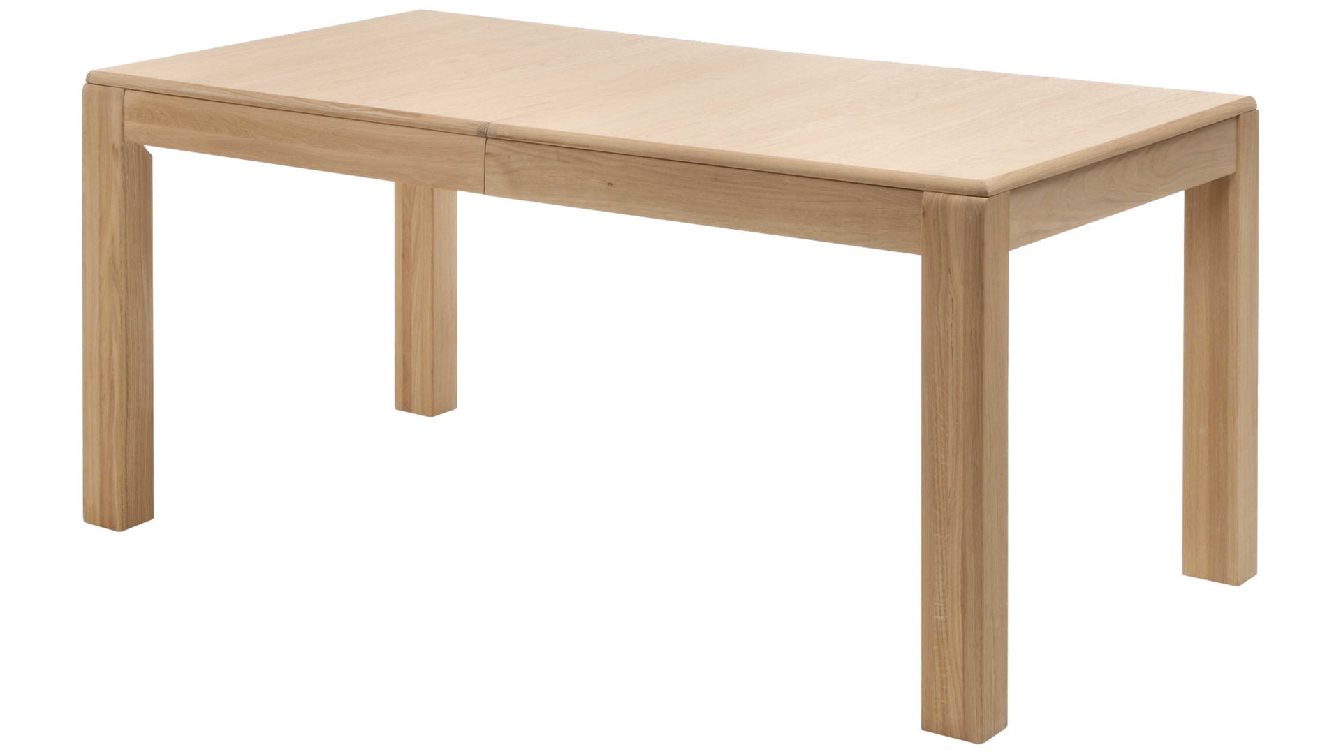 Auszugtisch Mca furniture aus Holz in Holzfarben Hell Wohnprogramm Sena - Auszugtisch bzw. Esstisch Eiche Bianco – ca. 160-260 x 90 cm