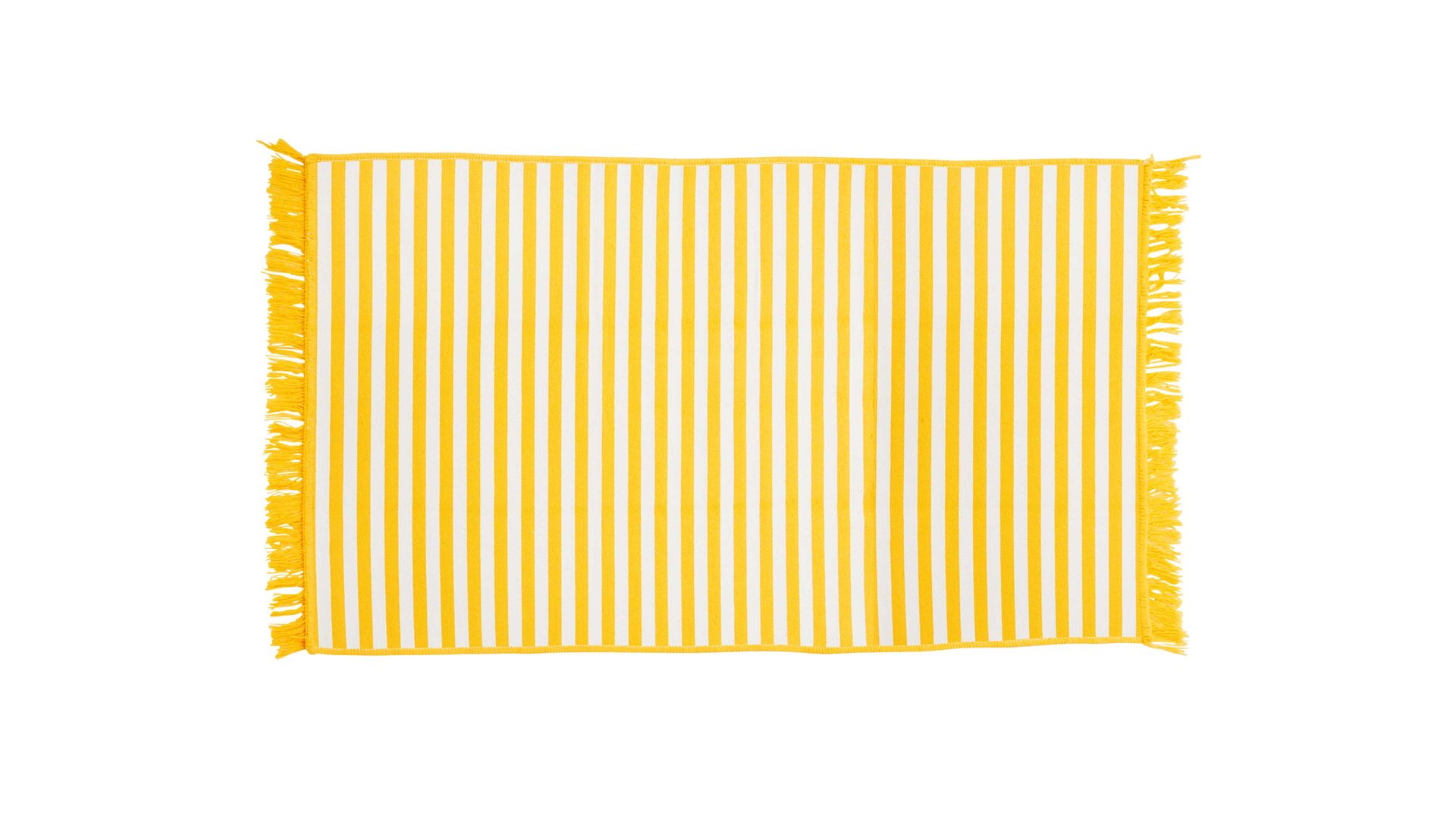 Outdoor-Teppich Interliving BEST BUDDYS! aus Kunstfaser in Gelb Interliving BEST BUDDYS! Outdoor-Teppich Lemon & Weiß - ca. 120 x 180 cm