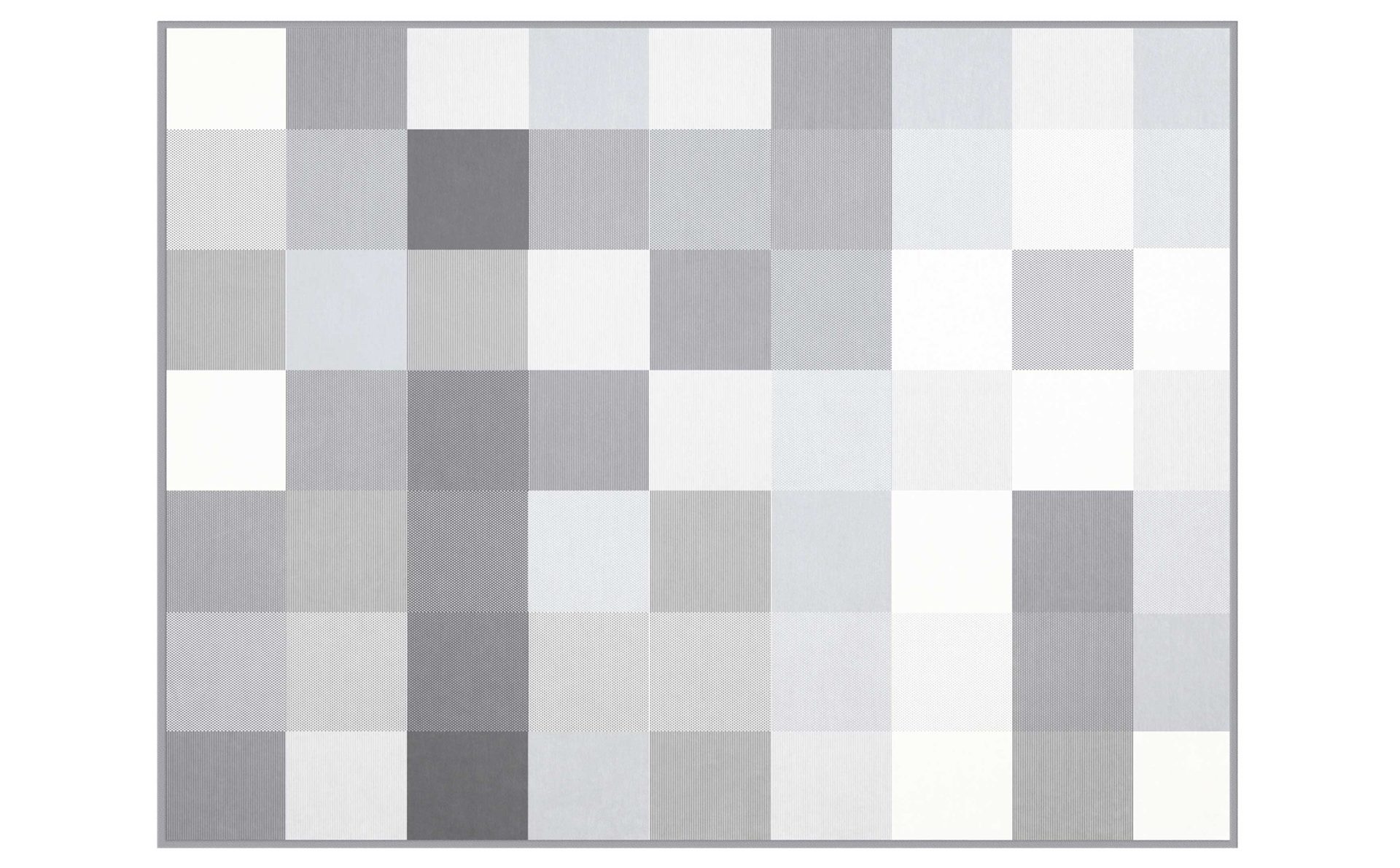 Wohndecke Biederlack aus Naturfaser in Grau biederlack Wohndecke Color Woven Grautöne – ca. 150 x 200 cm