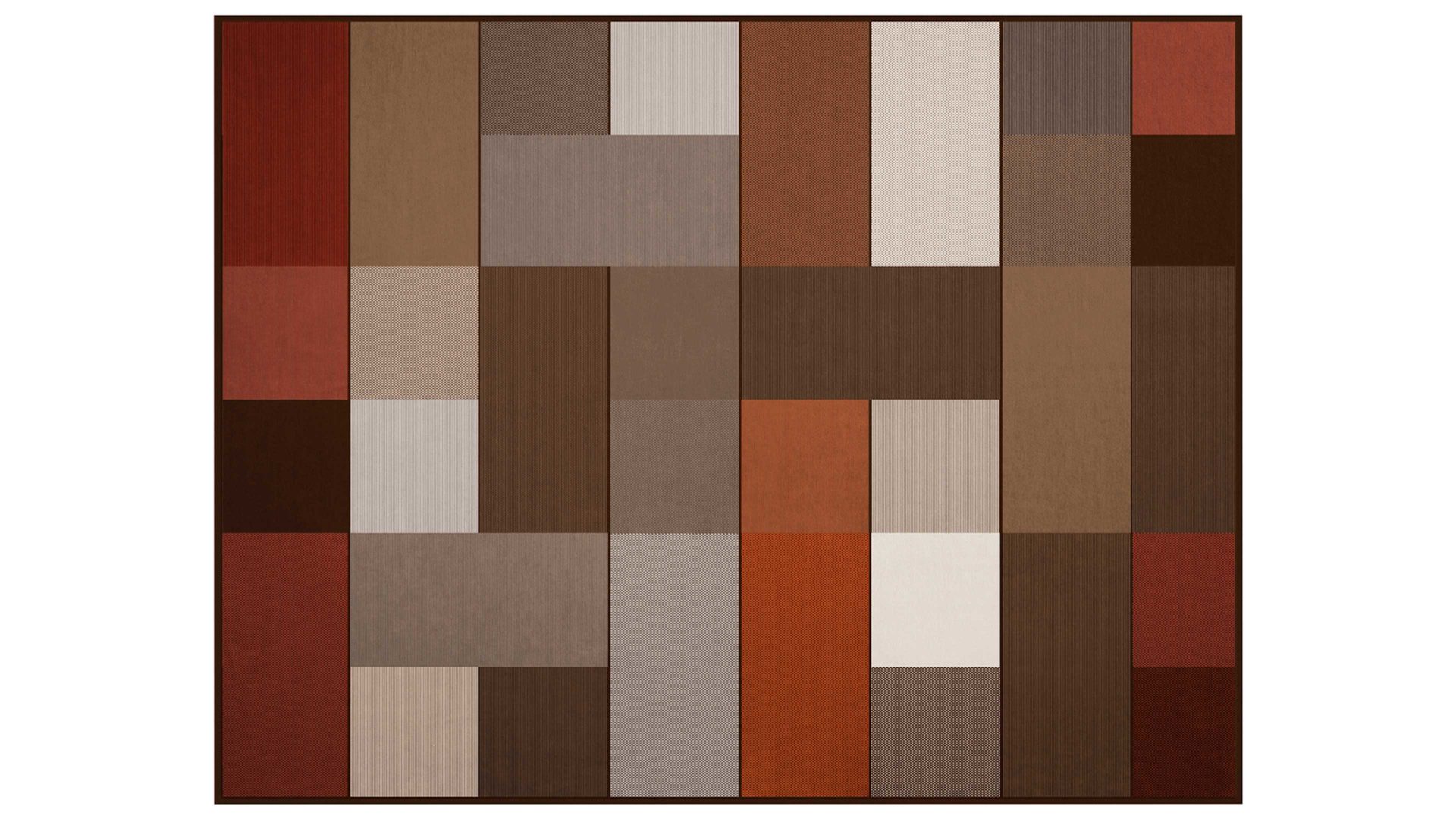 Wohndecke Biederlack aus Naturfaser in Braun biederlack Wohndecke Color Woven Rost & Braun – ca. 150 x 200 cm