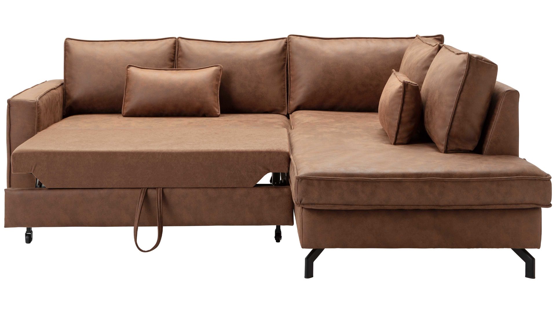 Funktion Exxpo sofa fashion aus Stoff in Schwarz Bettfunktion Daytona Funktions-Mehrpreis