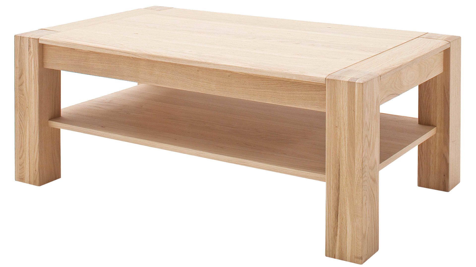 Couchtisch Mca furniture aus Holz in Holzfarben Couchtisch biancofarbenes Eichenholz – ca. 115 x 70 cm