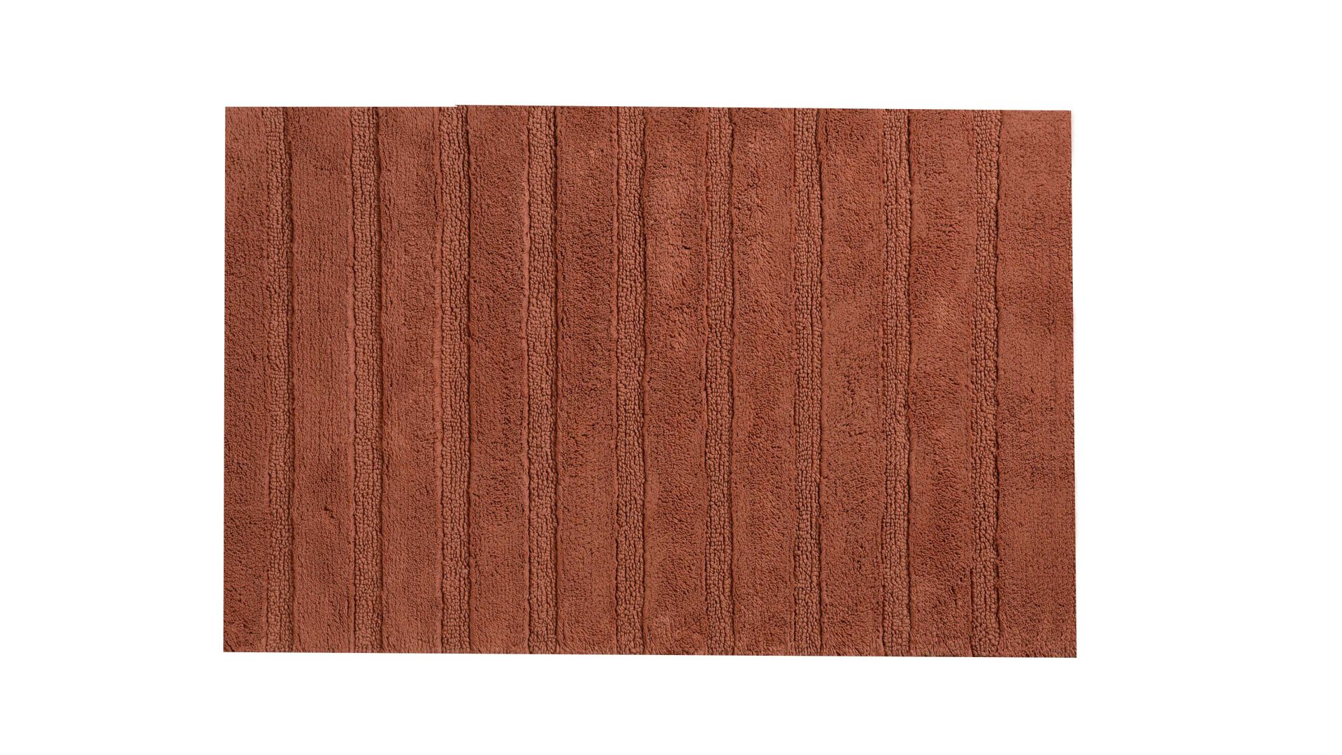Badematte Kela | keck & lang aus Baumwolle in Orange kela Badematte Megan Terra - ca. 100 x 60 cm
