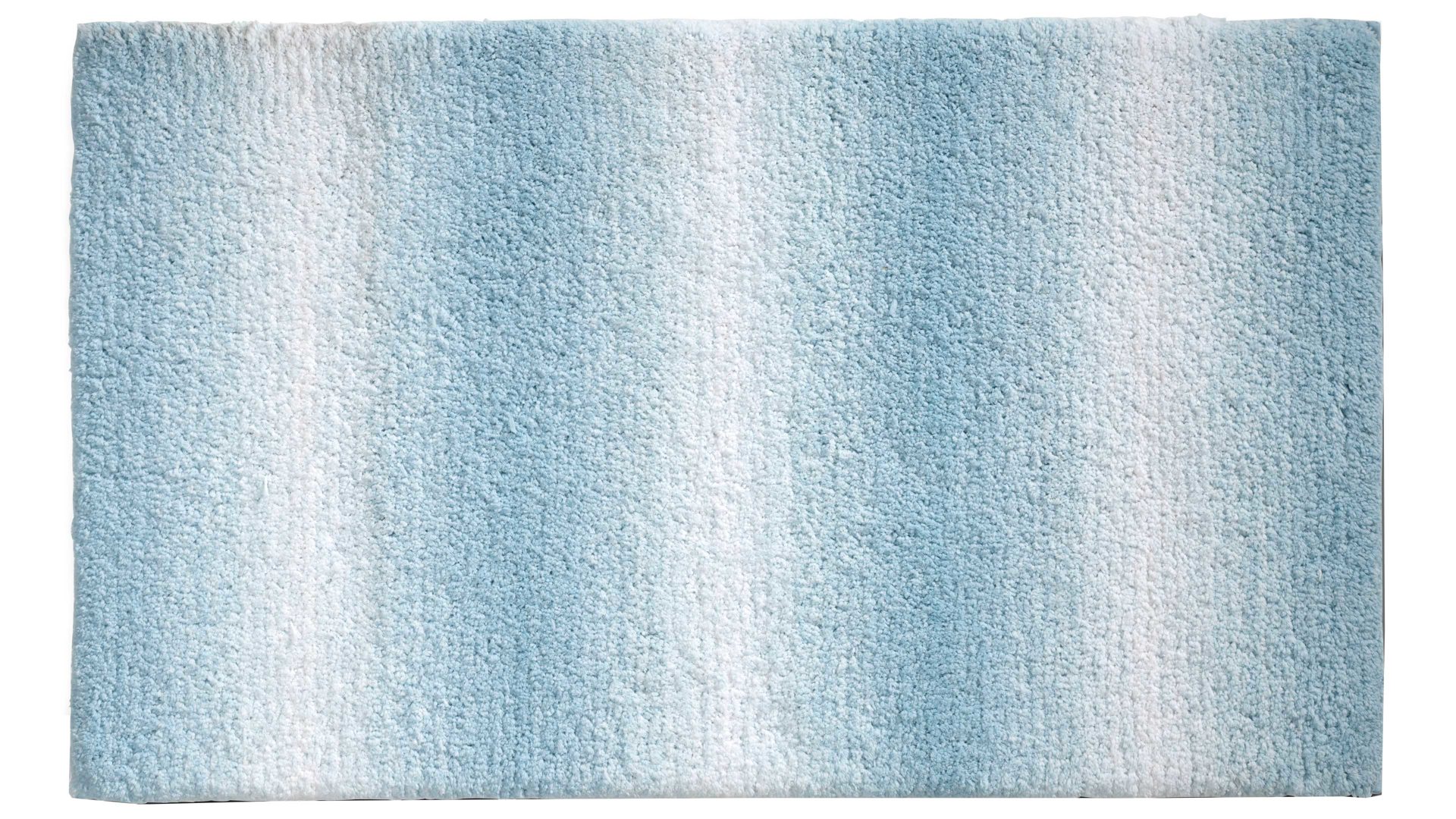 Badematte / Badeteppich Kela | keck & lang aus Baumwolle in Hellblau kela Badematte Ombre Frostblau - ca. 120 x 70 cm