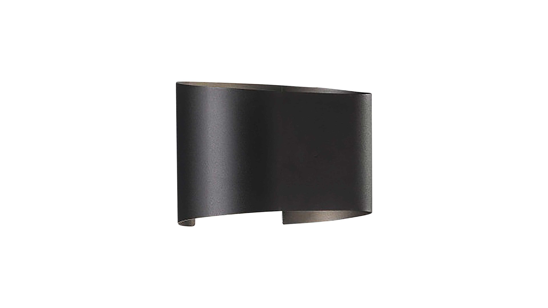 Wandleuchte Fh fischer & honsel aus Metall in Schwarz FH Außen-Wandleuchte Wall mattschwarzes Metall - Breite ca. 18 cm