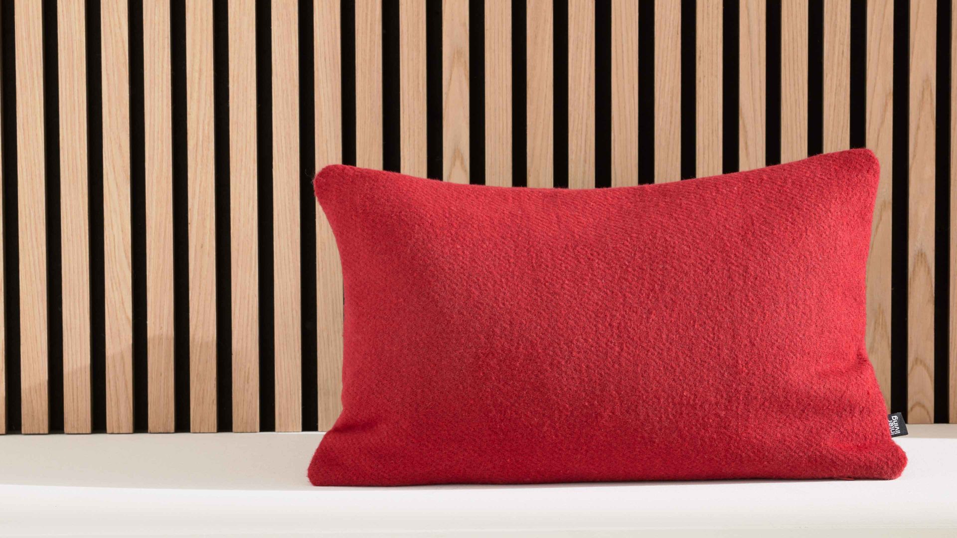 Kissenbezug /-hülle Interliving aus Stoff in Rot Interliving Kissen Serie 9113 Rot - ca. 30 x 50 cm