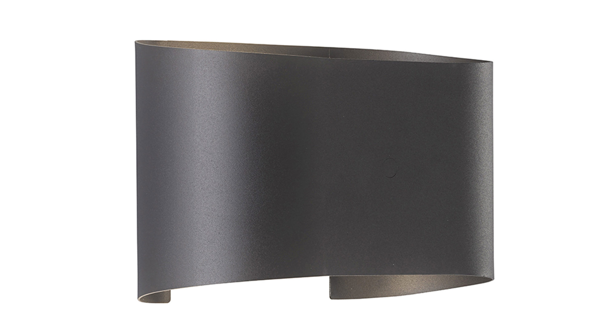 Wandleuchte Fh fischer & honsel aus Metall in Schwarz FH Außen-Wandleuchte Wall mattschwarzes Metall - Breite ca. 18 cm