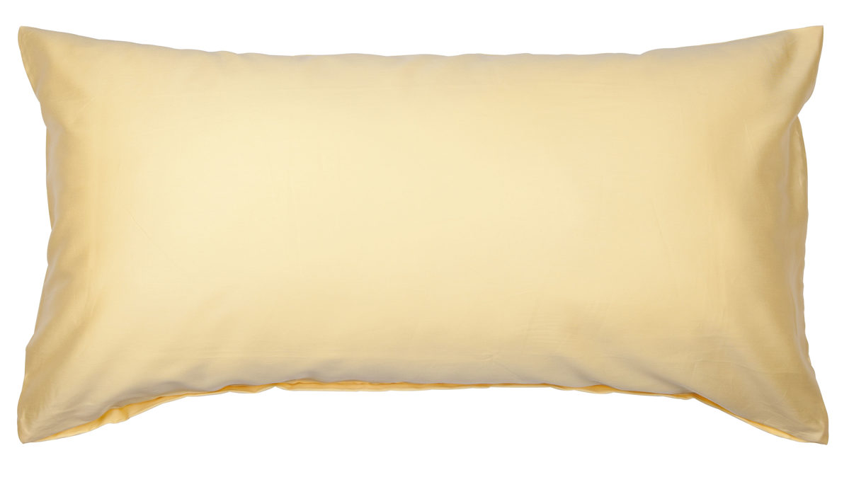 Kissenbezug /-hülle Janine® aus Naturfaser in Gelb Janine® Kissenbezug Gelb - ca. 40 x 80 cm