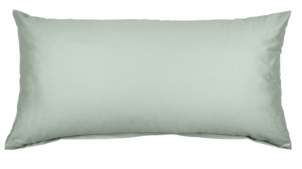 Kissenbezug /-hülle Janine® aus Naturfaser in Fichte Janine® Kissenbezug Rauchgrün - ca. 40 x 80 cm