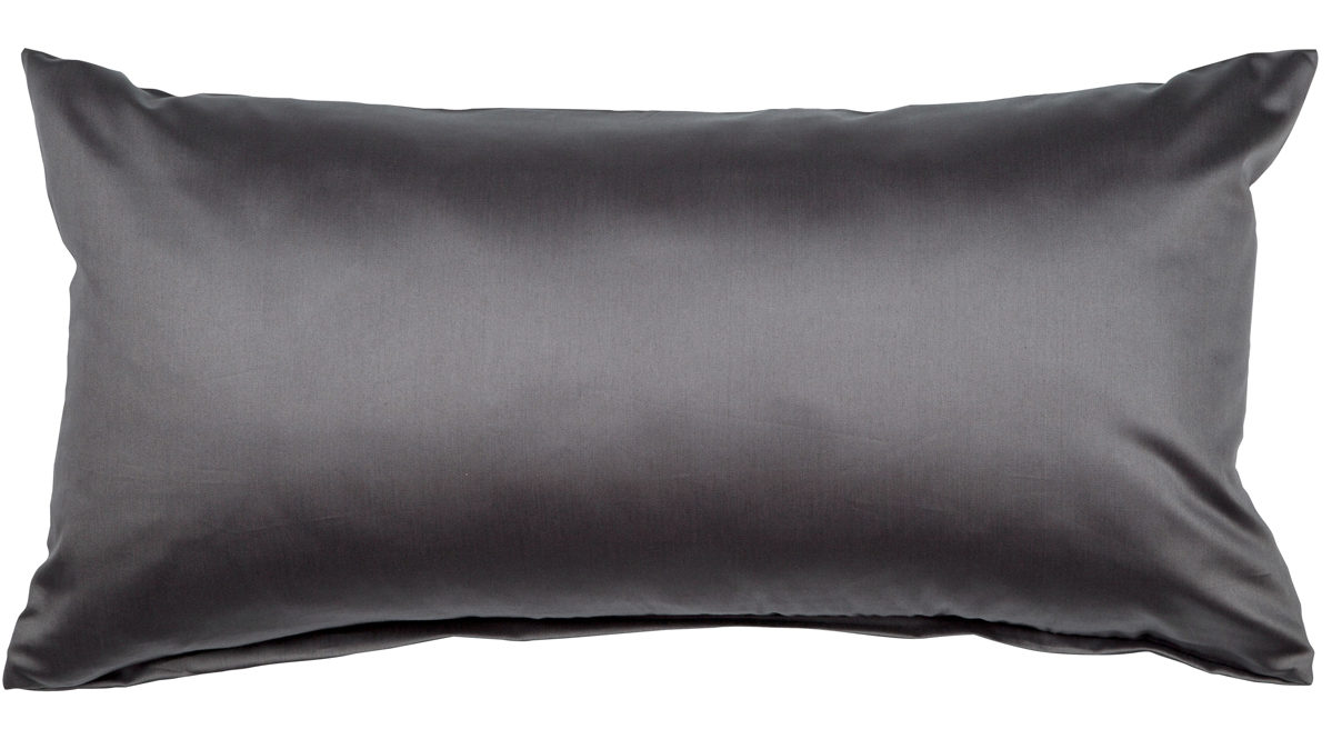 Kissenbezug /-hülle Janine® aus Naturfaser in Dunkelgrau Janine® Kissenbezug Titan - ca. 40 x 80 cm