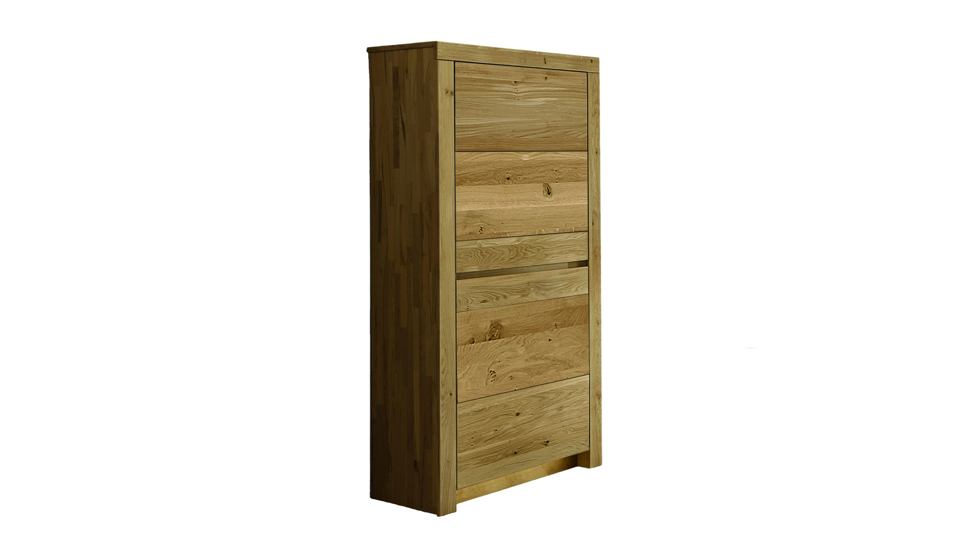 Highboard Wöstmann markenmöbel aus Holz in Holzfarben WÖSTMANN Highboard mit zwei Holztüren - Wohnzimmerschrank Wildeiche - zwei Türen, Breite ca. 72 cm
