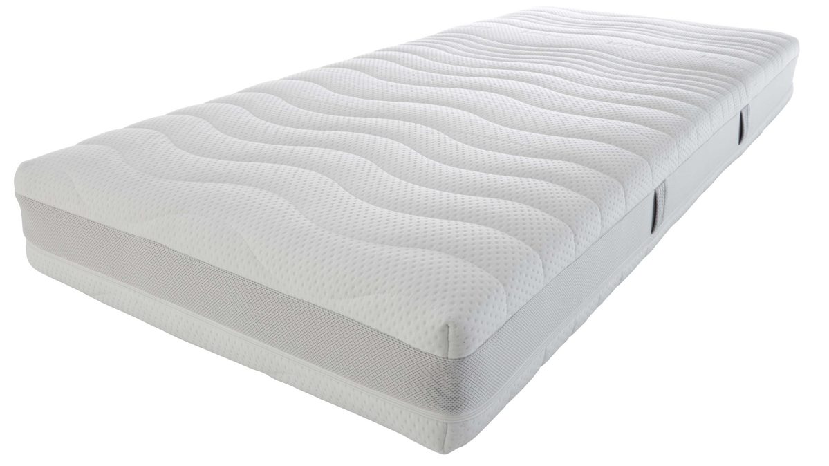 Kaltschaummatratze Interliving aus Stoff in Weiß Interliving Matratze Medikontur 1910 Kaltschaum, H4 – Liegefläche ca. 90 x 200 cm