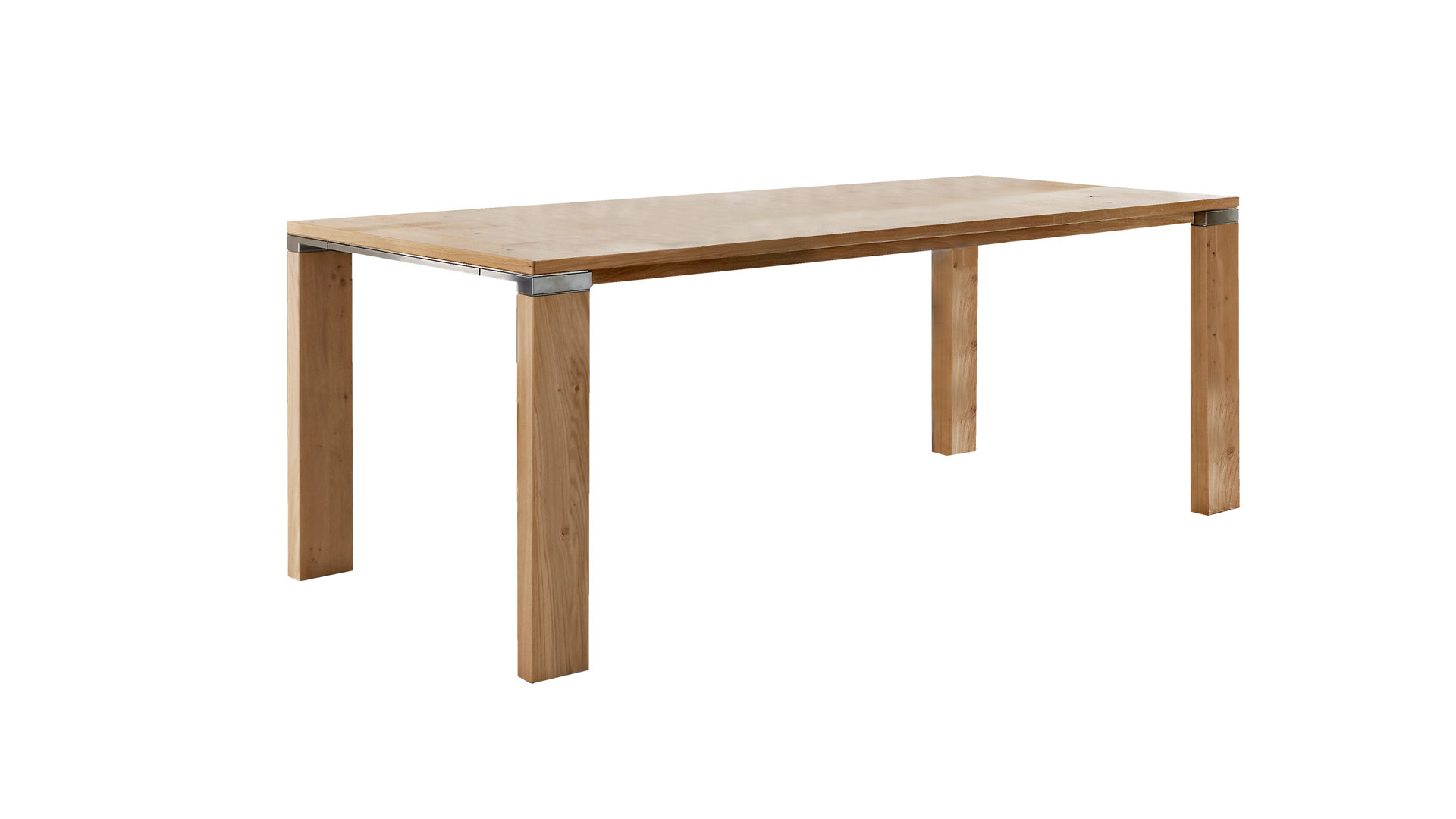 Auszugtisch Venjakob aus Holz in Holzfarben VENJAKOB Auszugtisch Multiplex als praktisches Esszimmermöbel hell geöltes Wildeichefurnier  - ca. 190 – 290 x 100 cm