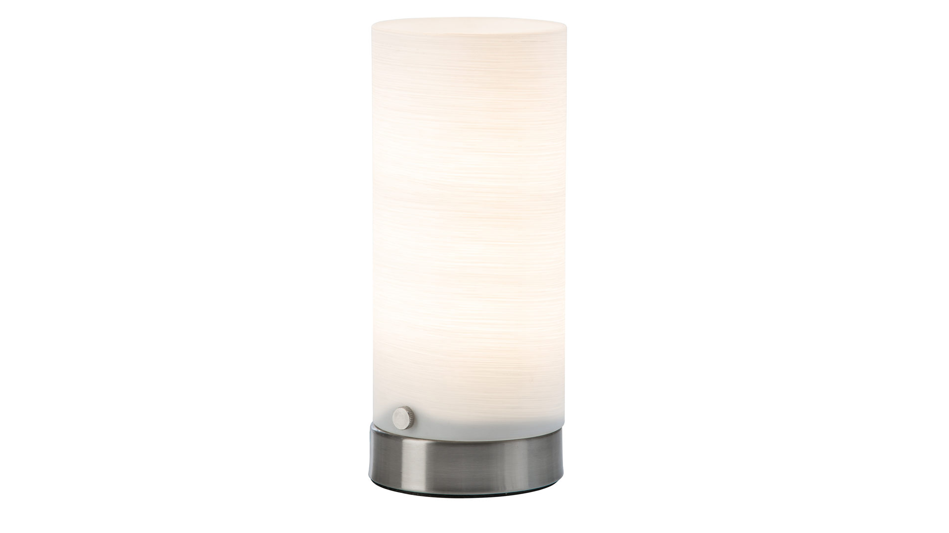 Tischleuchte Nowa (nino) aus Glas in Weiß LED-Tischleuchte Maik bzw. LED-Tischlampe Glas & Metall - Höhe ca. 20 cm