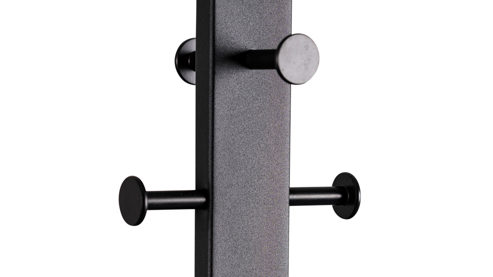 Standgarderobe M2 kollektion aus Metall in Schwarz Kleiderständer Leni Schwarz - Höhe ca. 175 cm