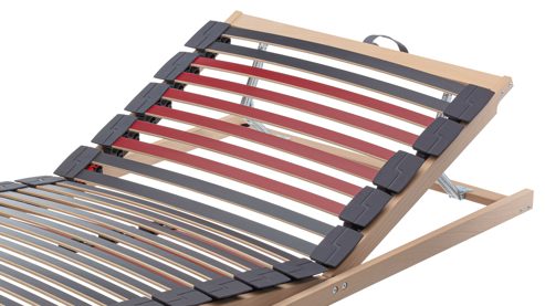 Lattenrost Interliving aus Holz in Holzfarben Interliving Lattenrost Serie 1952 mit manueller Kopf- und Fußteilverstellung manuell – Liegefläche ca. 120 x 200 cm