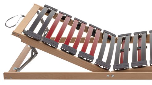 Lattenrost Interliving aus Holz in Holzfarben Interliving Lattenrost Serie 1952 mit manueller Kopf- und Fußteilverstellung manuell – Liegefläche ca. 120 x 200 cm