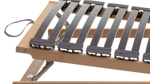 Lattenrost Interliving aus Holz in Holzfarben Interliving Lattenrost Serie 1952 mit manueller Kopf- und Fußteilverstellung manuell – Liegefläche ca. 120 x 200 cm