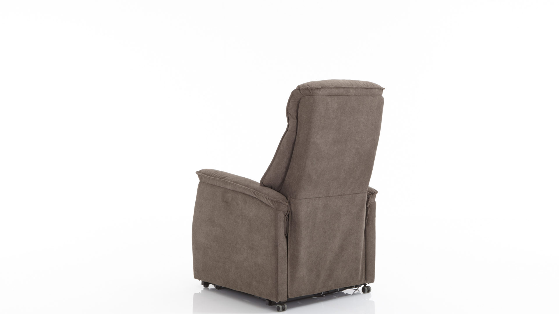 Fernsehsessel Duo collection aus Stoff in Braun TV-Sessel, ein Polstermöbel mit Federkern dunkelbrauner Stoffbezug Bari