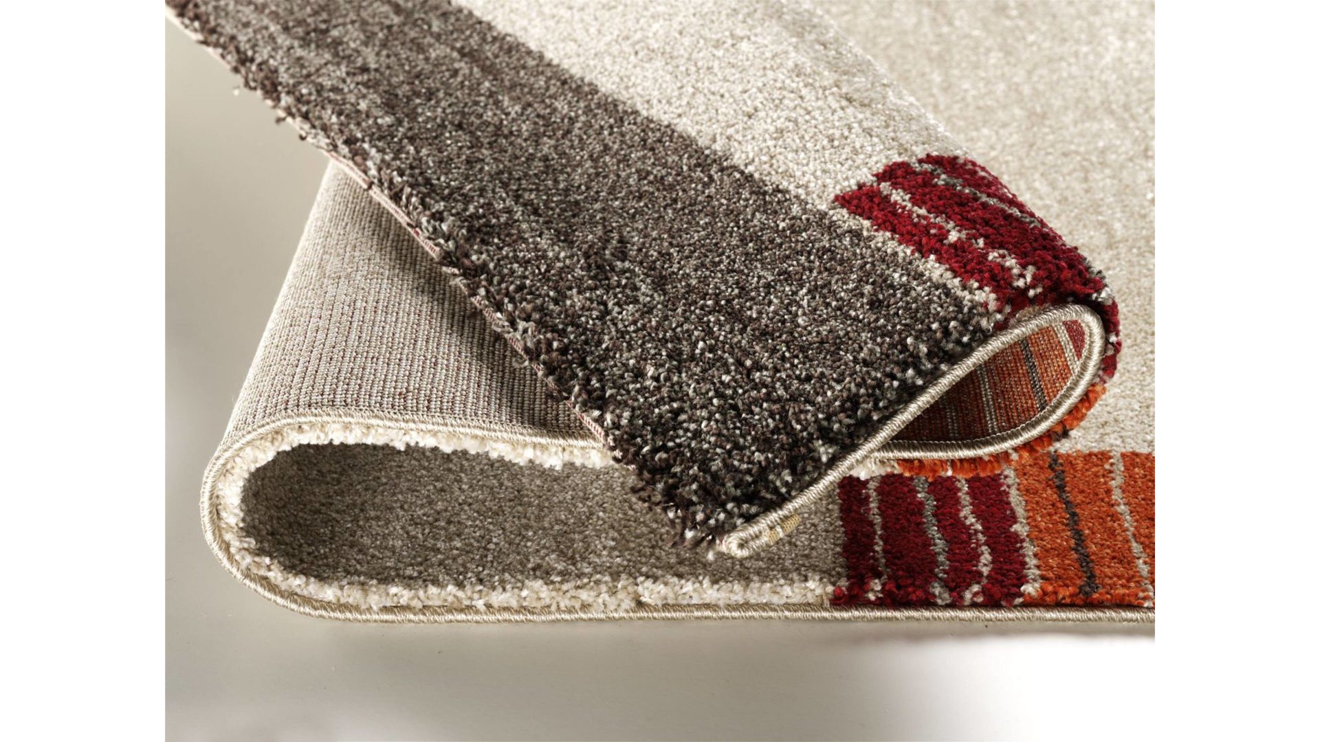 Webteppich Oci aus Kunstfaser in Beige Webteppich Castle Flora für Ihre Wohnaccessoires beige & dunkelbraun melierte Kunstfaser – ca. 160 x 230 cm