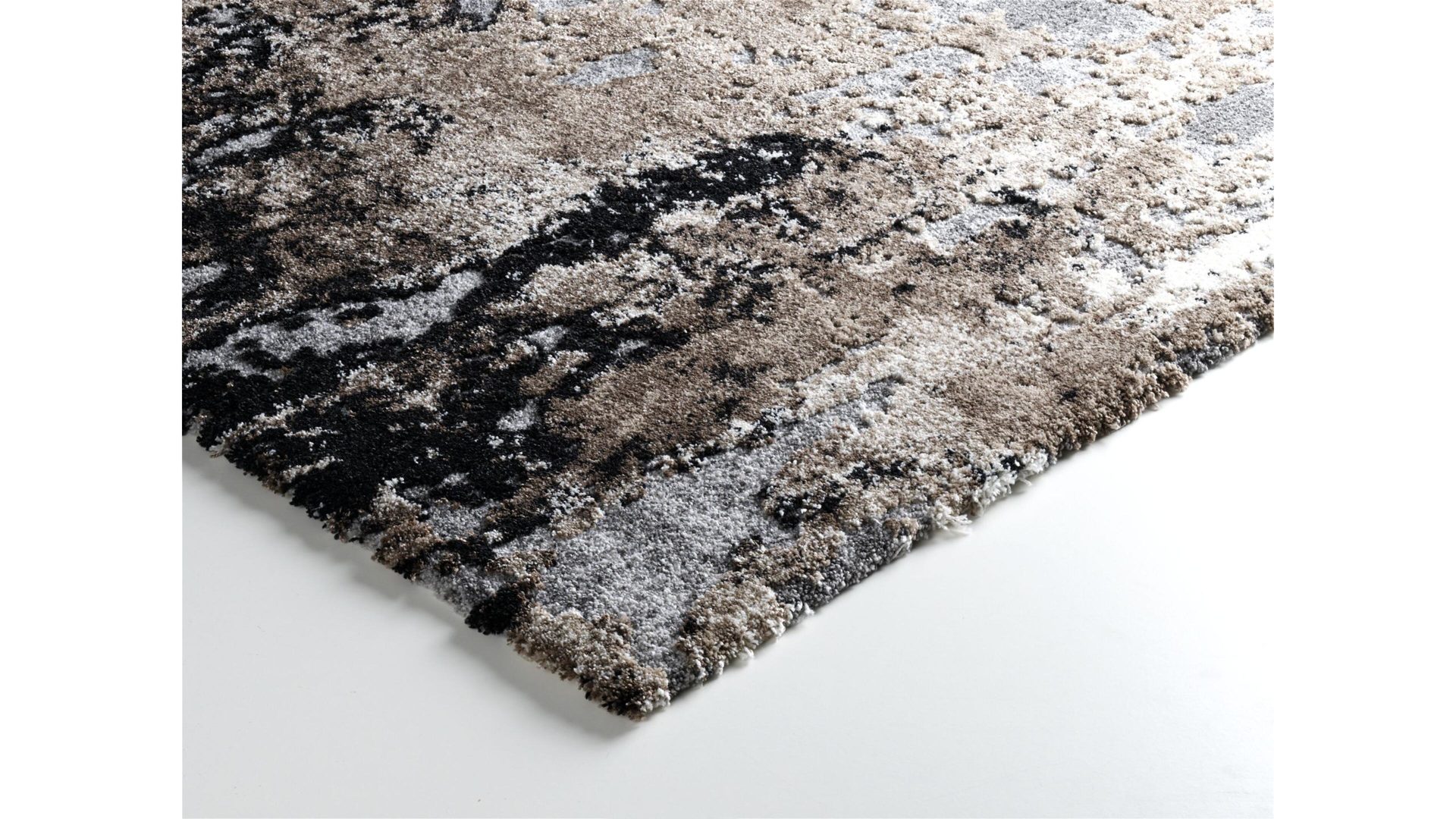 Hochflorteppich Oci aus Mischgewebe in Braun Vintageteppich Juwel Liray für Ihre Wohnaccessoires braun-beiges Mischgewebe – ca. 160 x 230 cm