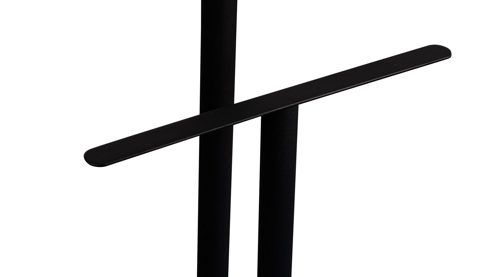 Standgarderobe M2 kollektion aus Metall in Schwarz Kleiderständer Tobi Schwarz - Höhe ca. 113 cm