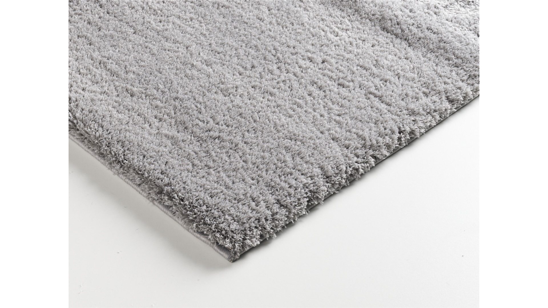 Hochflorteppich Oci aus Kunstfaser in Grau Hochflorteppich Soft Dream für Ihre Wohnaccessoires graue Kunstfaser – ca. 160 x 230 cm