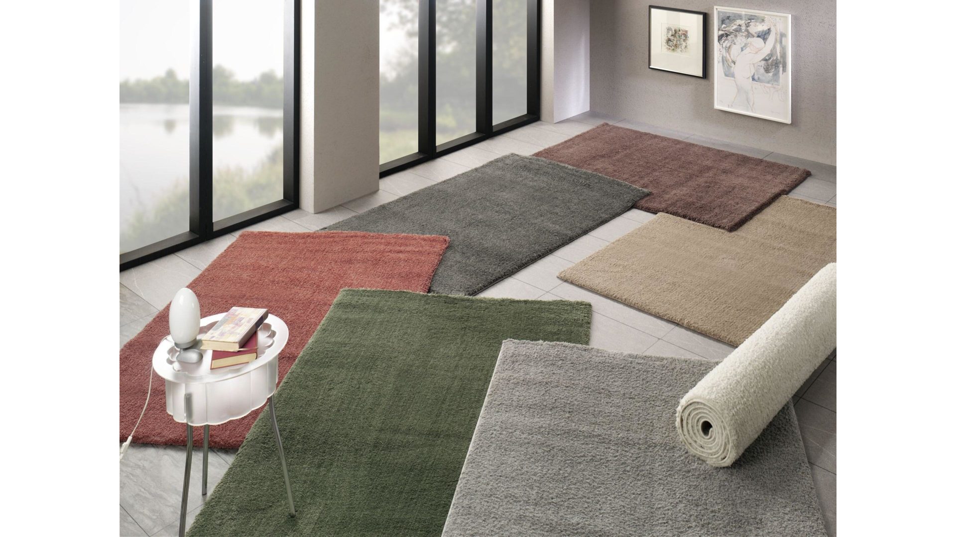 Hochflorteppich Oci aus Kunstfaser in Grau Hochflorteppich Soft Dream für Ihre Wohnaccessoires graue Kunstfaser – ca. 140 x 200 cm