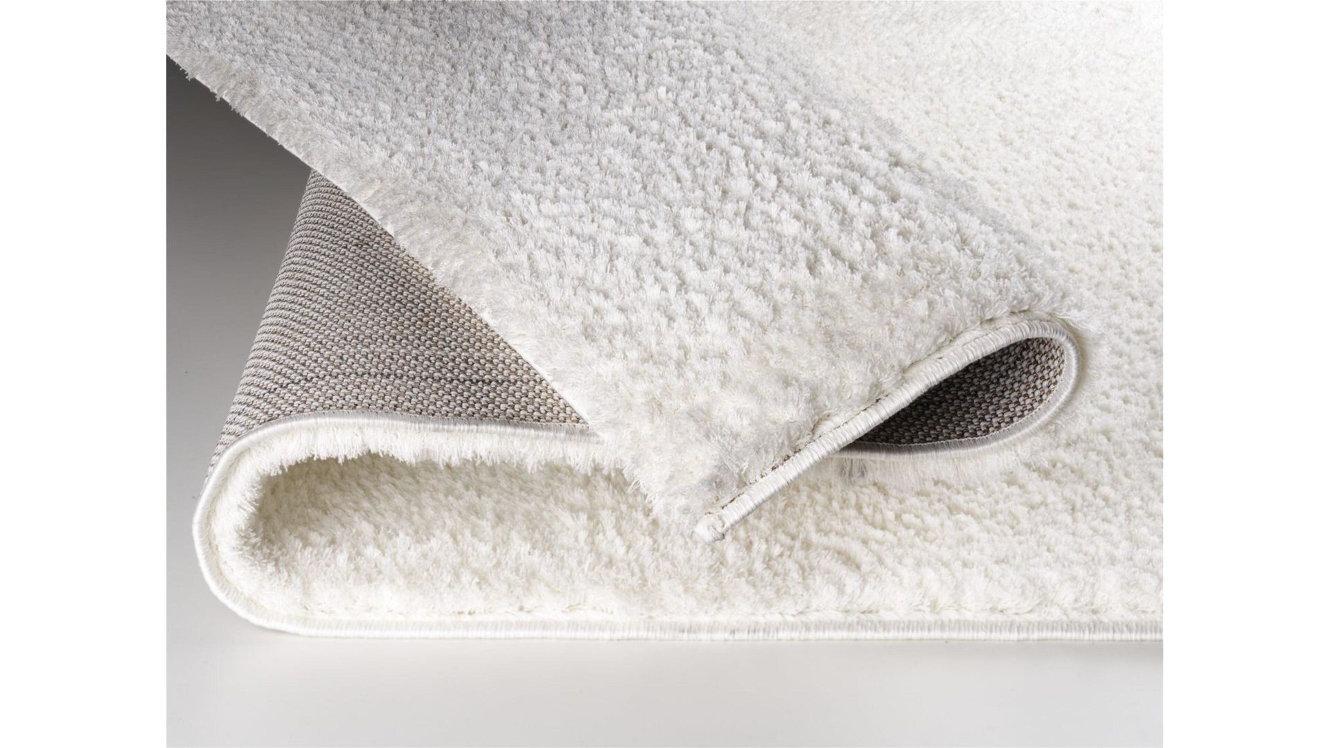 Hochflorteppich Oci aus Kunstfaser in Weiß Hochflorteppich Soft Dream für Ihre Wohnaccessoires cremefarbene Kunstfaser – ca. 160 x 230 cm