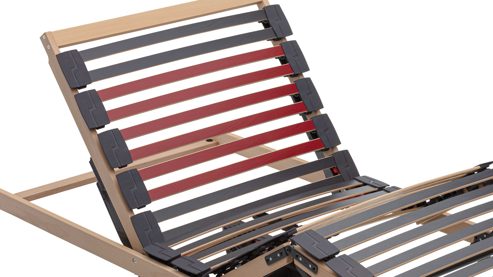 Lattenrost Interliving aus Holz in Holzfarben Interliving Lattenrost Serie 1952 - V6286 dreifach motorisch mit Funk-Fernbedienung – Liegefläche ca. 120 x 200 cm