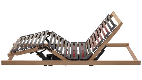 Lattenrost Interliving aus Holz in Holzfarben Interliving Lattenrost Serie 1952 - V6286 dreifach motorisch mit Funk-Fernbedienung – Liegefläche ca. 120 x 200 cm