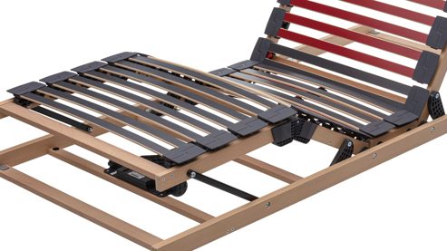 Lattenrost Interliving aus Holz in Holzfarben Interliving Lattenrost Serie 1952 - V6289 Smart zweifach motorisch mit Funk-Fernbedienung – Liegefläche ca. 120 x 200 cm