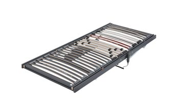 Lattenrost Interliving aus Holz in Grau Interliving Lattenrost Serie 1941 mit Motorfunktionen motorische Rücken- & Fußteilverstellung – Liegefläche ca. 100 x 190 cm