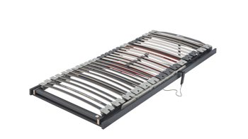 Lattenrost Interliving aus Holz in Grau Interliving Lattenrost Serie 1942 mit Funksteuerung kabellose Rücken- & Fußteilverstellung – Liegefläche ca. 120 x 200 cm