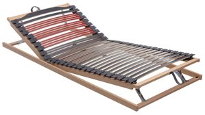 Lattenrost Interliving aus Holz in Holzfarben Interliving Lattenrost Serie 1953 mit langen Verstellzonen manuell verstellbar – Liegefläche ca. 140 x 200 cm