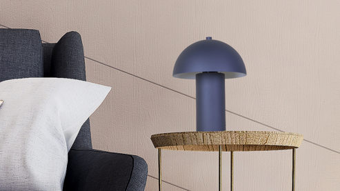 Tischleuchte Globo lighting aus Metall in Schwarz GLOBO Lampen Serie Bert - Tischlampe schwarzes Metall - Höhe ca. 26 cm