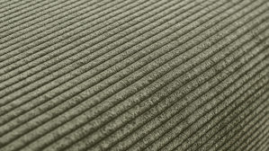 Ecksofa SOFAkultur aus Stoff in Grün SOFAkultur Programm SK 239 - Ecksofa mit Federkern olivgrüner Feincord & schwarze Metallfüße 192 - Stellfläche ca. 292 x 185 cm