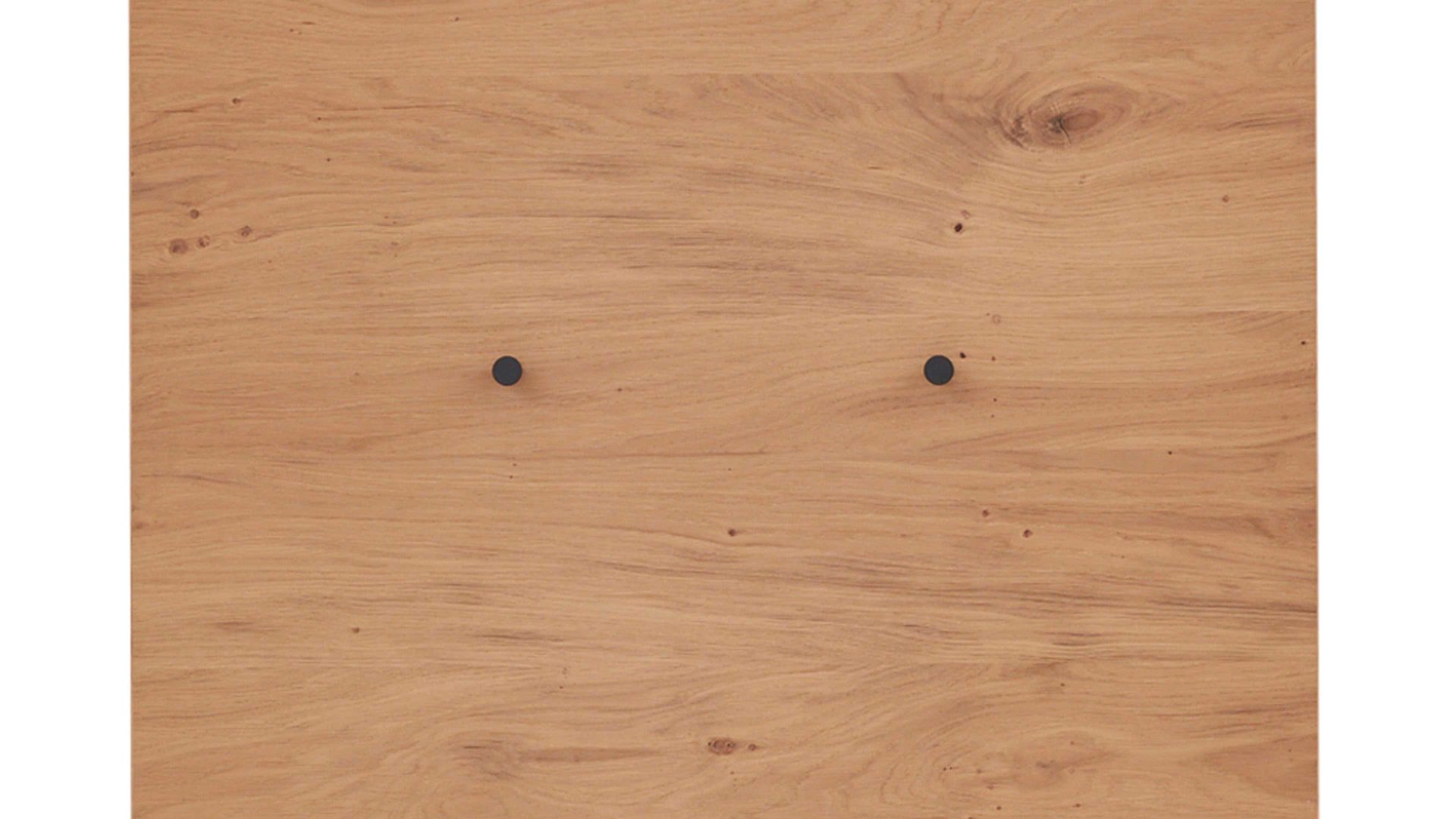 Wandgarderobe Interliving aus Holz in Holzfarben Interliving Garderoben Serie 6005 – Wandgarderobe 824 Eiche – ca. 80 x 183 cm