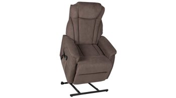 Fernsehsessel Duo collection aus Stoff in Braun TV-Sessel dunkelbrauner Stoffbezug Bari