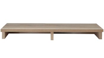 TV-Aufsatz Ideal möbel aus Holz in Holzfarben TV-Aufsatz Manhattan Eiche sägerau – Länge ca. 105 cm