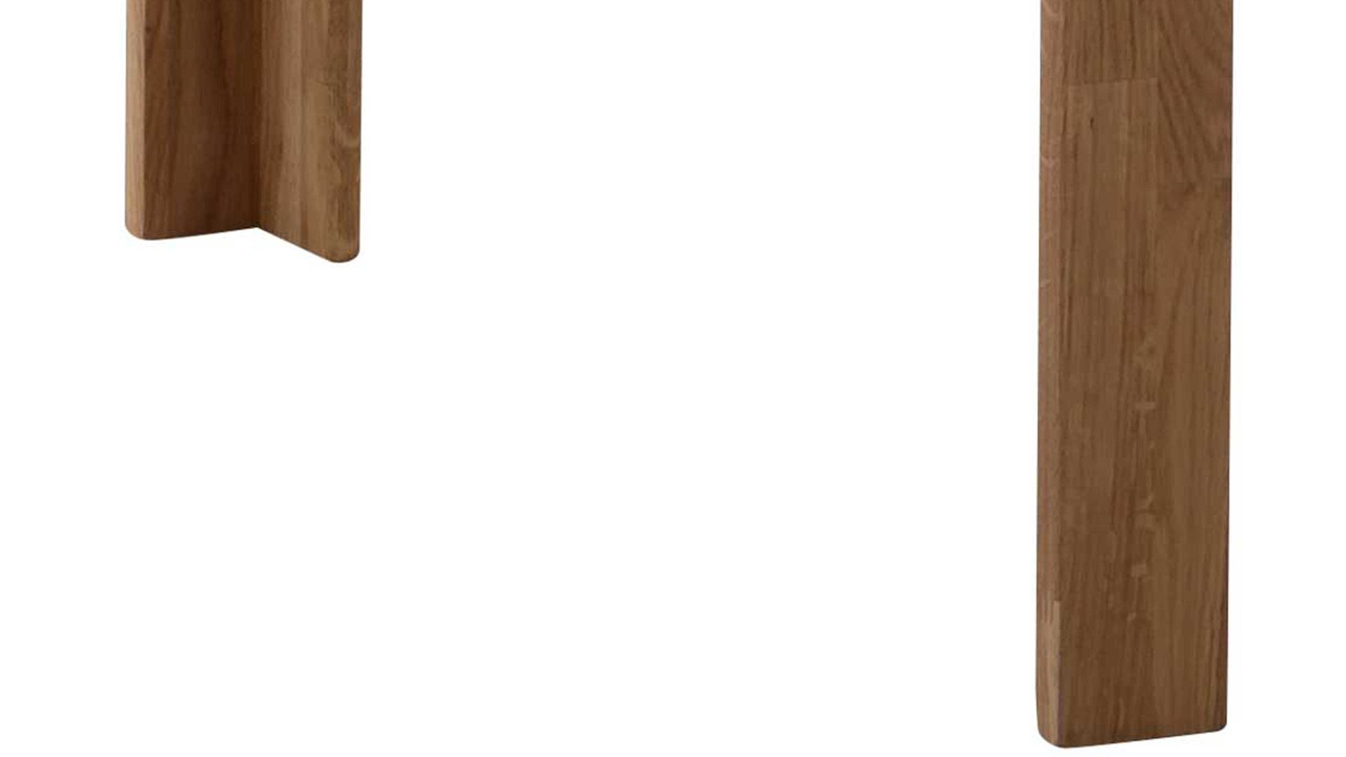 Esstisch Standard furniture factory aus Holz in Holzfarben Esszimmertisch Pedro als Massivholzmöbel geöltes Eichenholz - ca. 120 x 80 cm